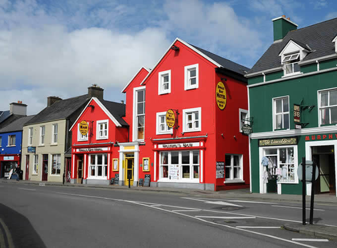 Dingle na Irlanda- Casinhas coloridas