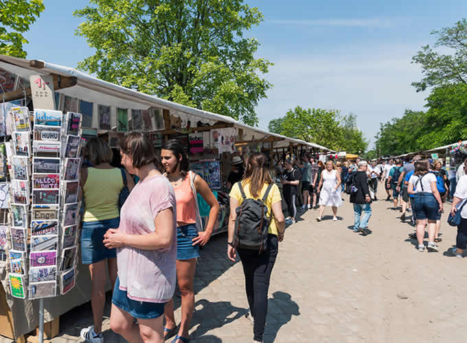 Mauerpark Flohmarkt - Feiras locais em Berlim