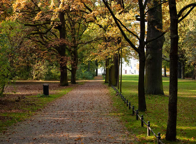 Parque Tiergarten no outono, em Berlim