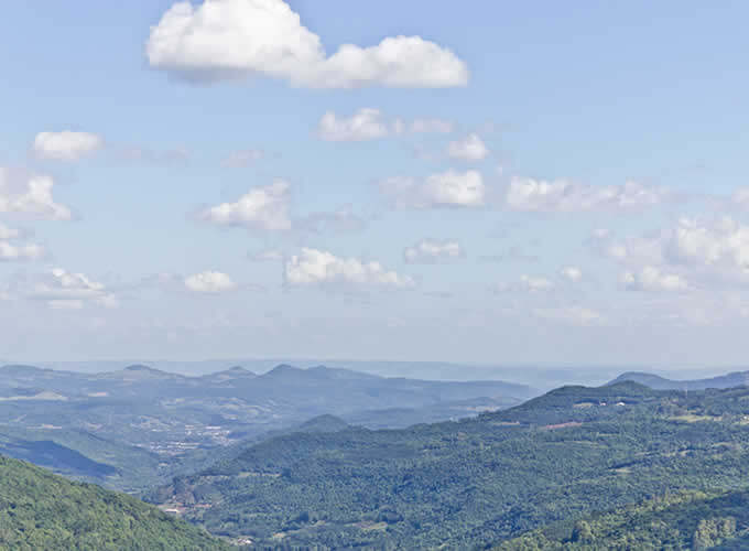 Vista do vale do quilombo